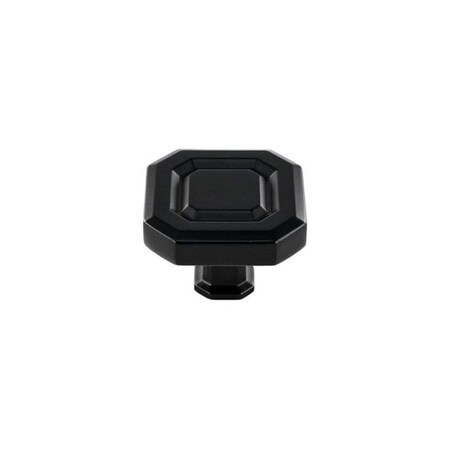 Crown 1-1/2" Florence Cabinet Knob Matte Black Finish CHK93002BK